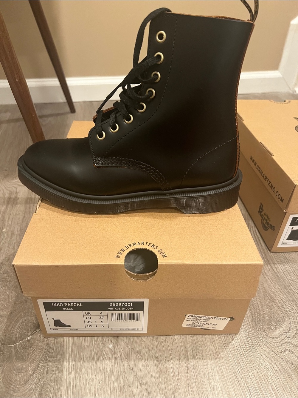 Dr. Martens Black 1460 PASCAL Boots